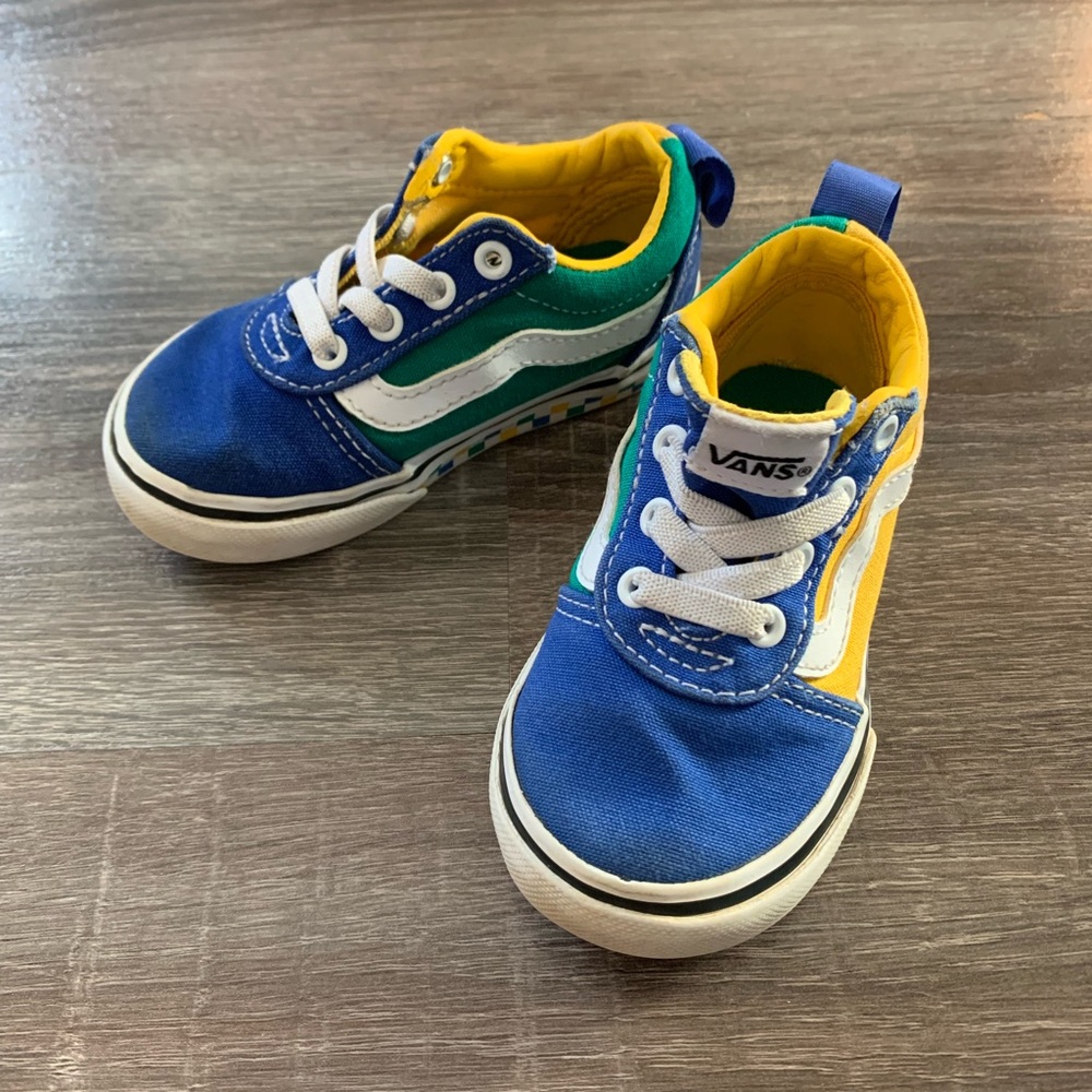Vans Kids Sneakers - Blue, Green, Yellow